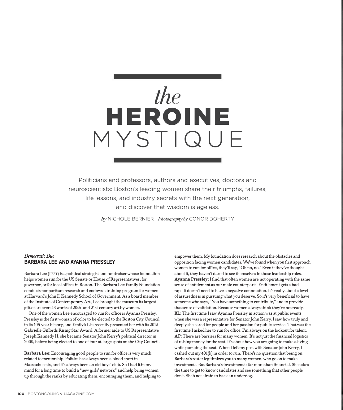 The Heroine Mystique
